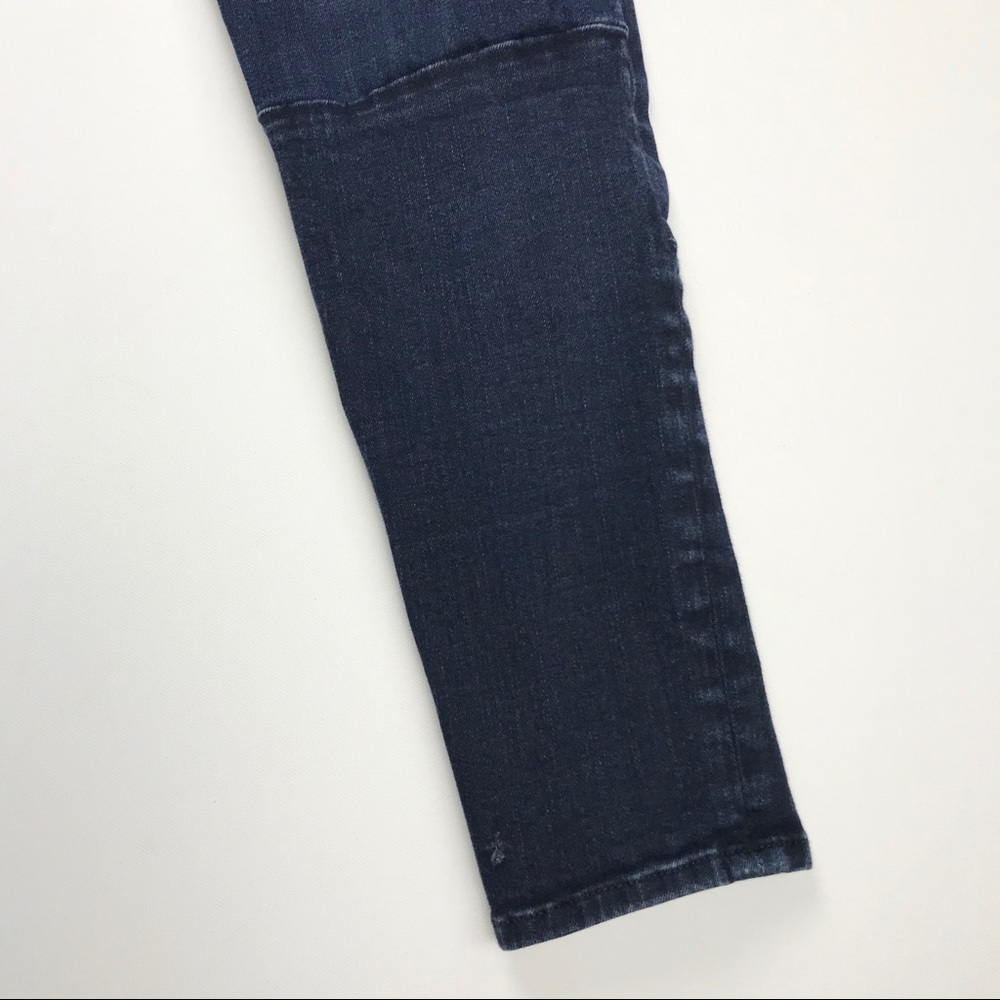 J Brand Snowbird Mid Rise Skinny Dark Moto Jean 8 - Picture 6 of 7